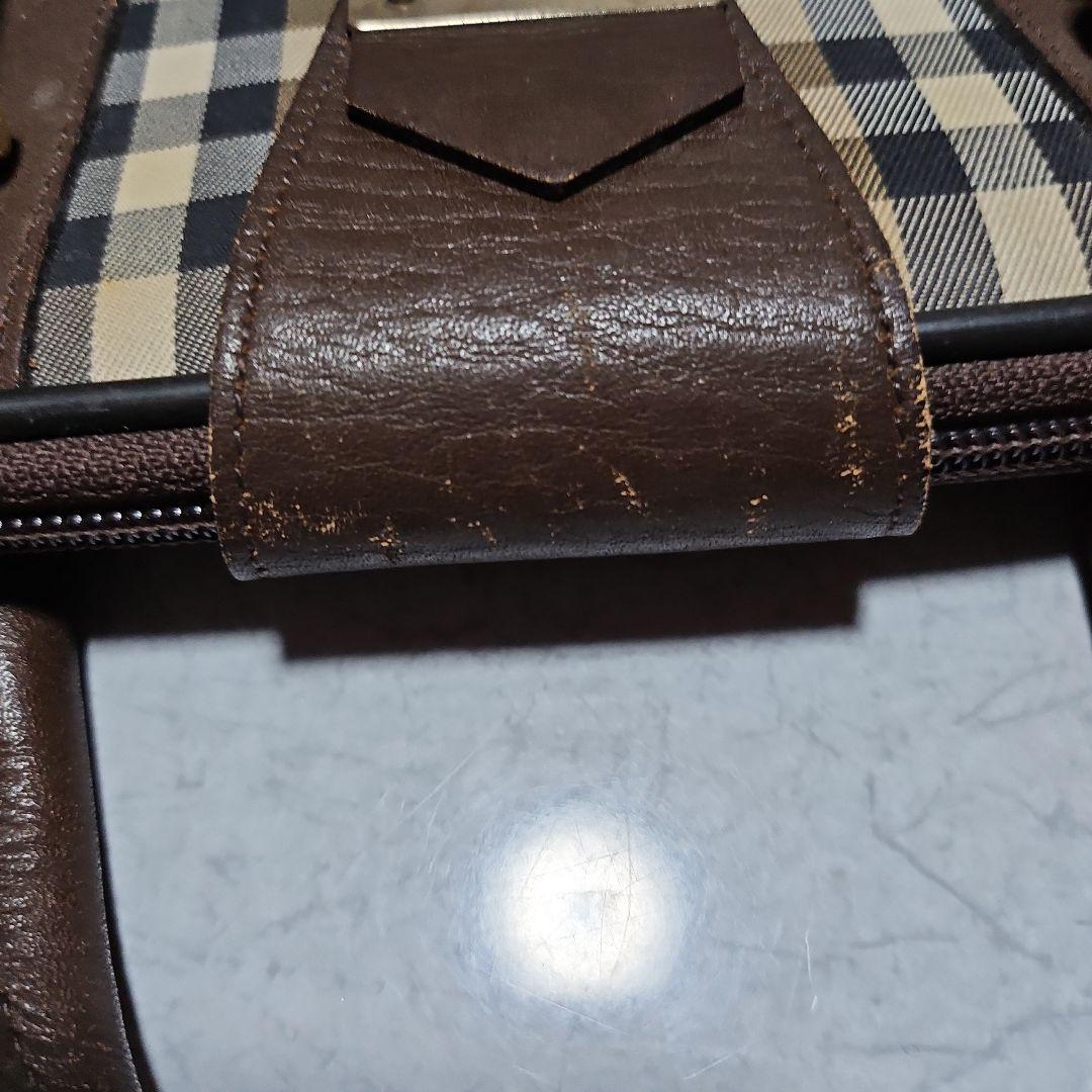 Burberrysバーバリーノバチェックガーメントバッグヴィンテージ品