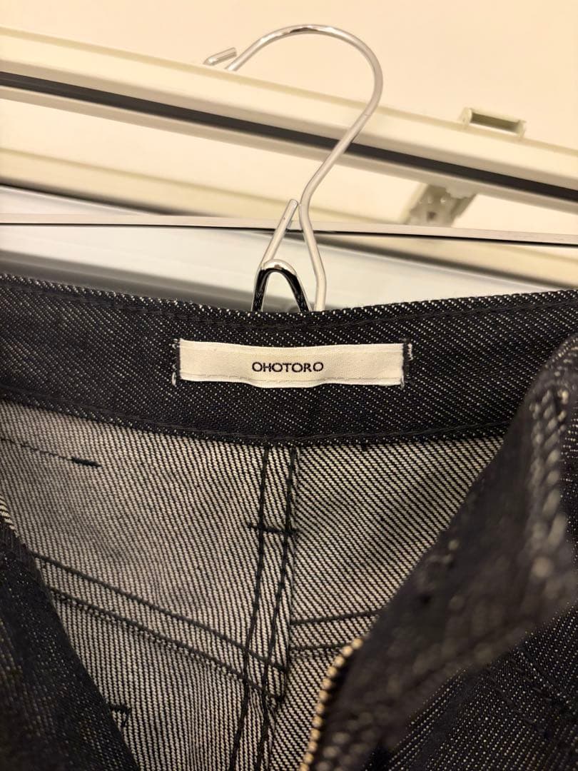 パンツ ohotoro loom indigo jeans