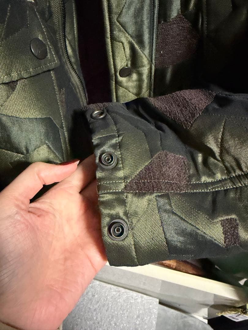 ジャケット・アウター Needles C.P. Jacket PE/AC Stone Camo Jq.