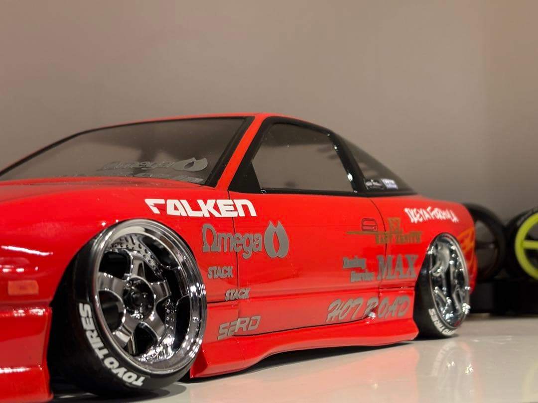 T*i様 パンドラRC 日産 180sx 後期 東北仕様 塗装済未走行　ラジコン