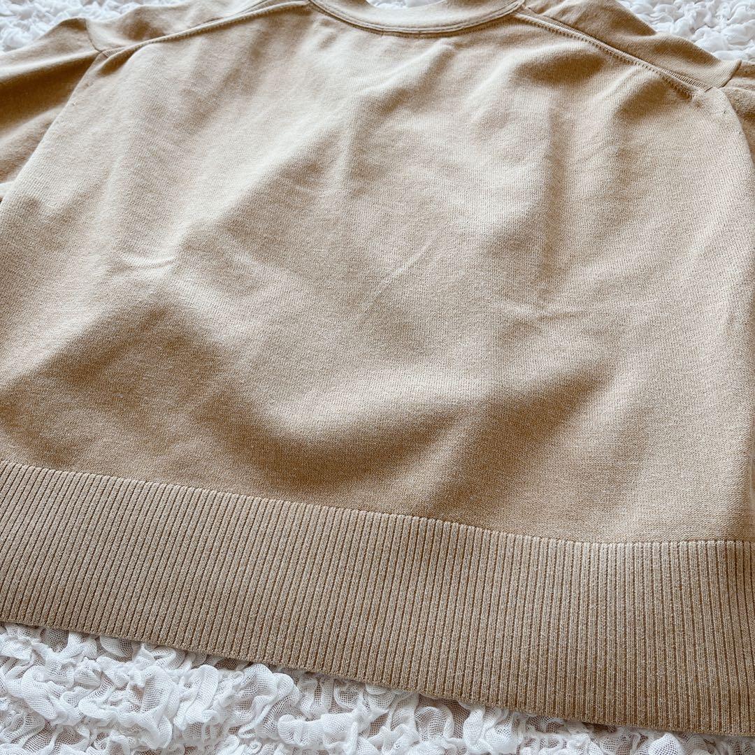 美品 IENA 三ツ杢Vネックカーディガン ベージュ ゆったり ミニ丈