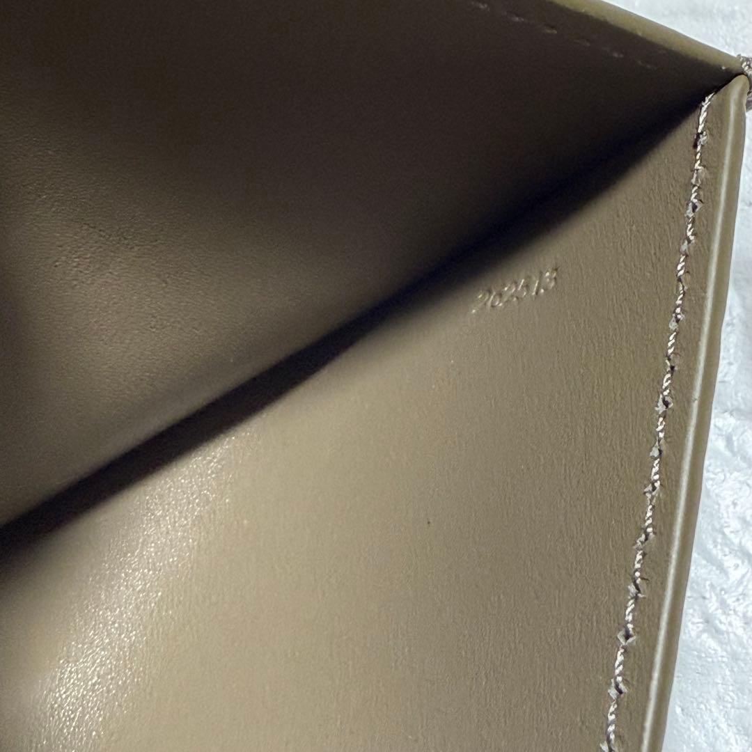 LOEWE ロエベ　アナグラム トライフォールド ウォレット　トープ