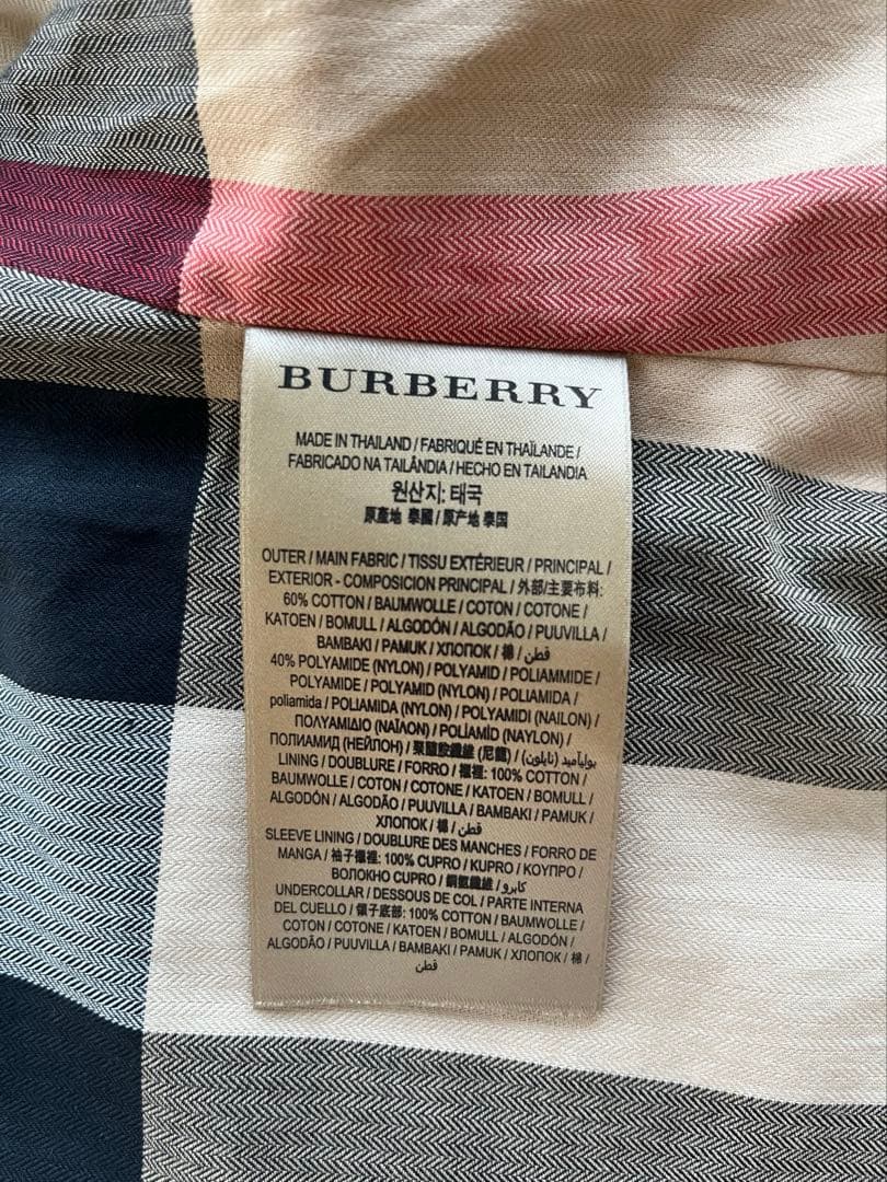 BURBERRY バーバリー　トレンチコート　ノバチェック　新品未使用タグ付き