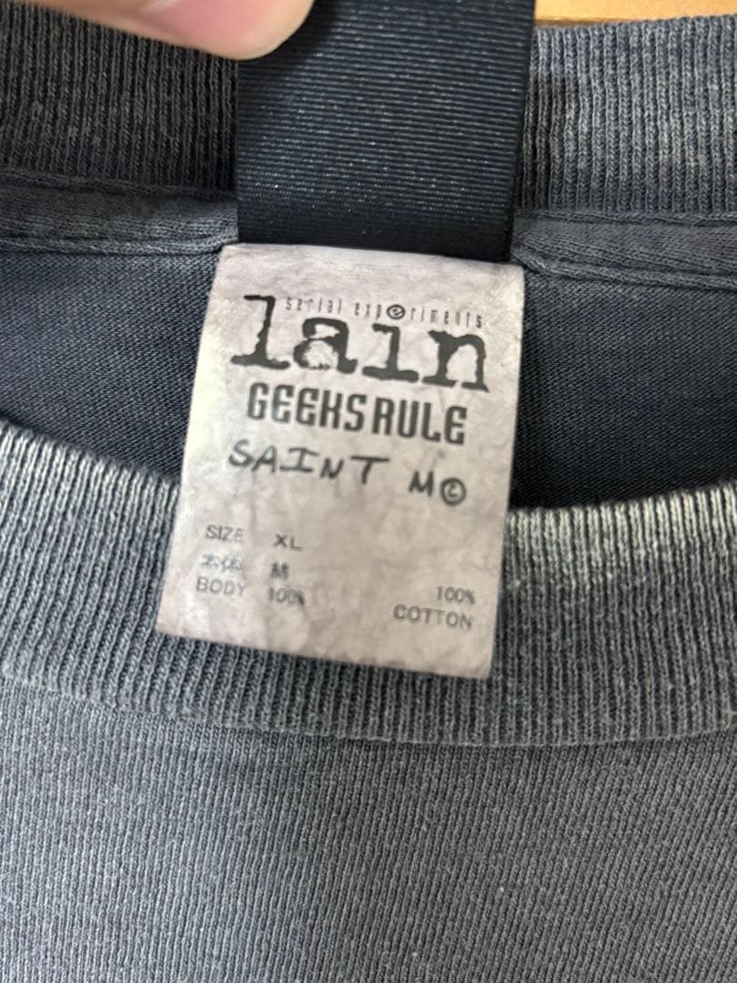 【XL】saint mxxxxxx lain コラボTシャツ