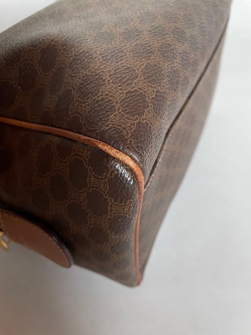 CELINE セリーヌ　マカダム柄　ミニボストンバッグ　ハンドバッグ