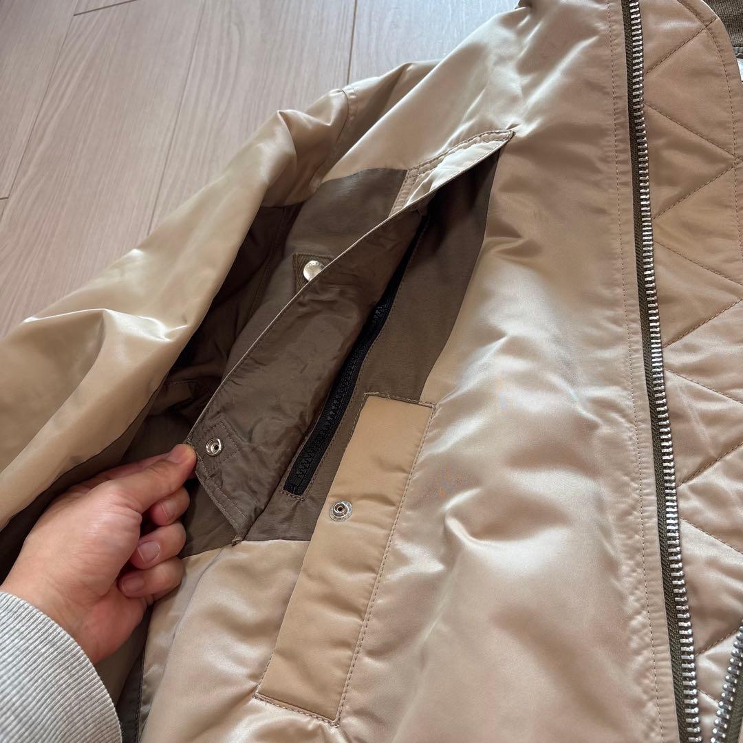 ⭐️sacai 22SS Nylon Twill Mix Blouson MA-1