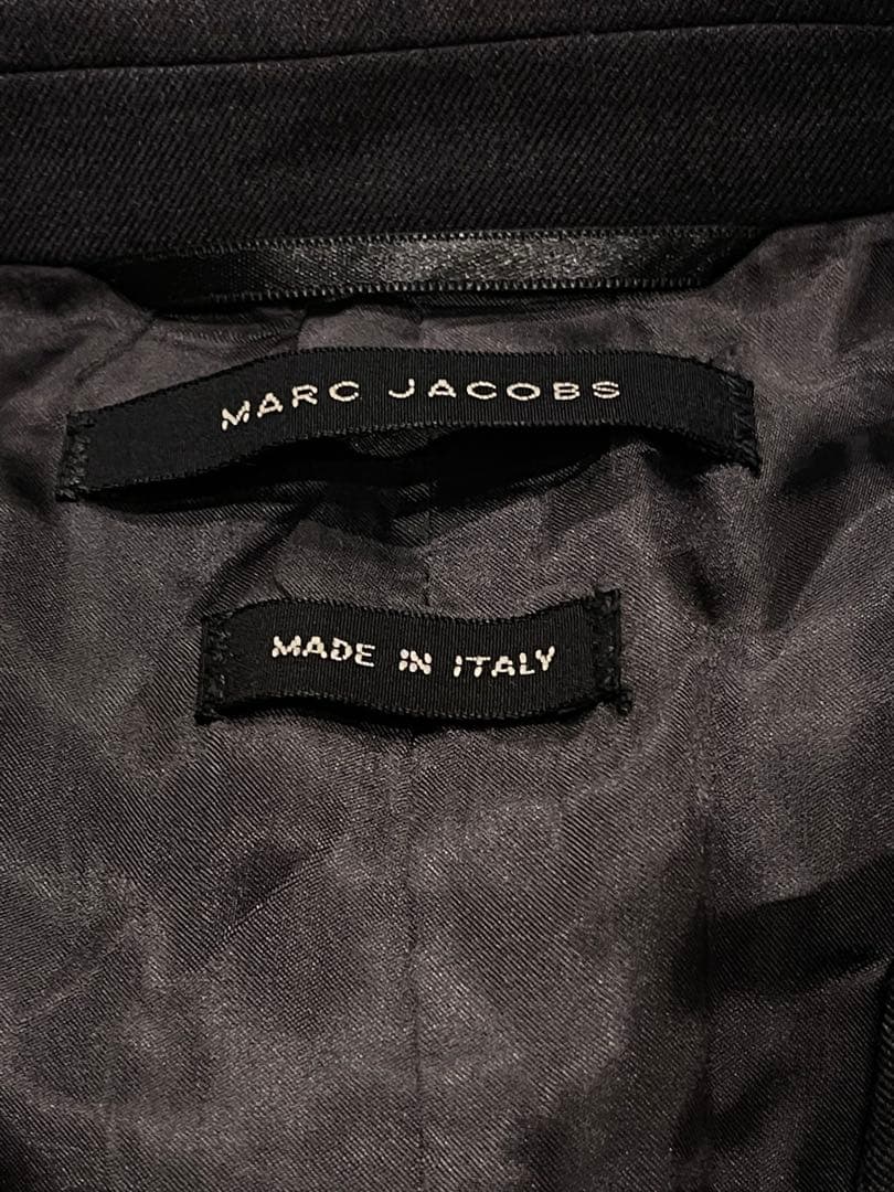 最高峰。MARC JACOBS イタリア製ブラックジャケット｜本格テーラード