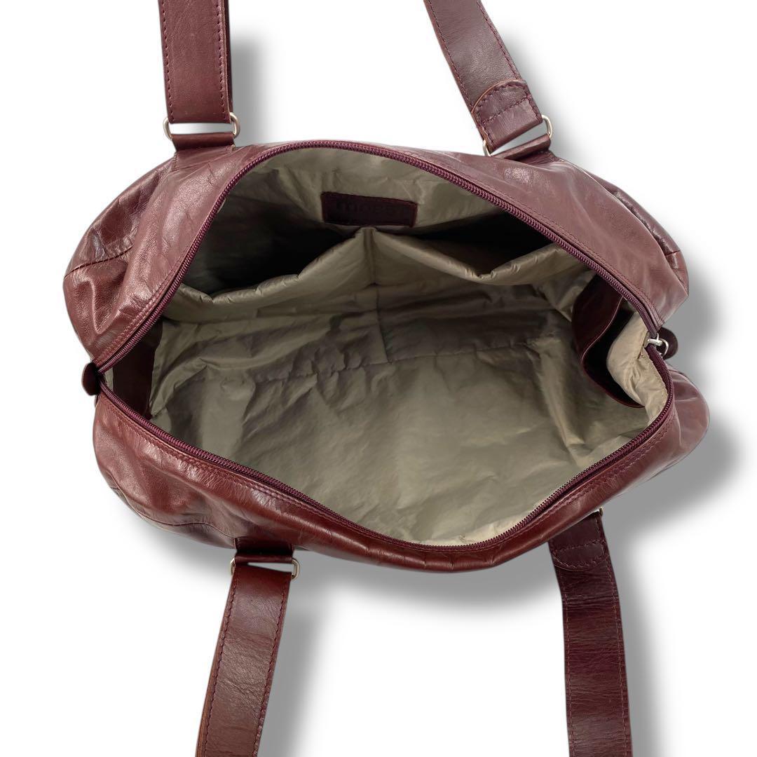 m0851 ANILINE DUFFLE SHOULDER BAG ダッフル