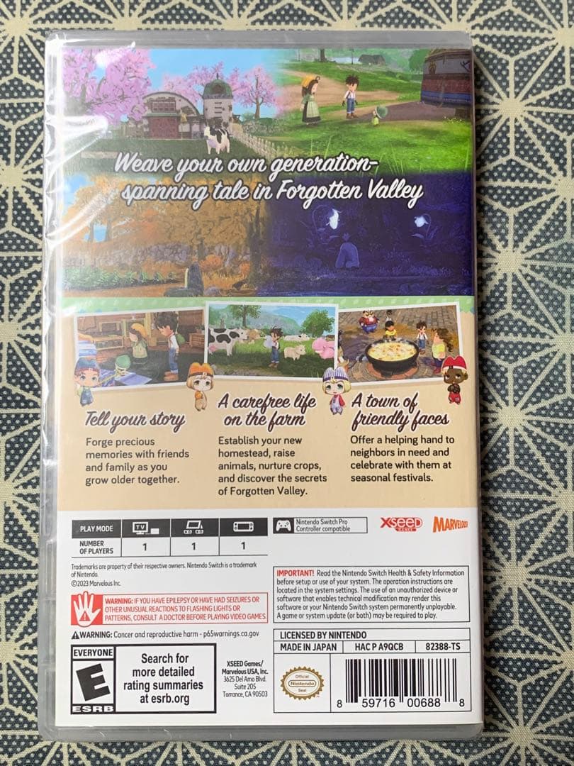 『新品未開封』　牧場物語　Switch　ソフト　2点　購入特典【海外版・北米版】