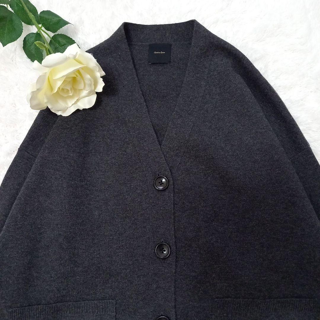 ☆新品☆ 24AW Spick&Span ダブル ジャガード カーディガン