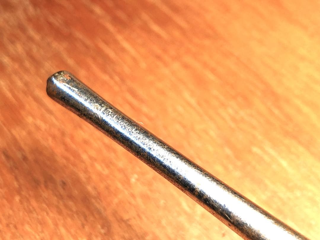 【 豆延銀煙管 】　キセル　12.5ｃｍ　江戸後期
