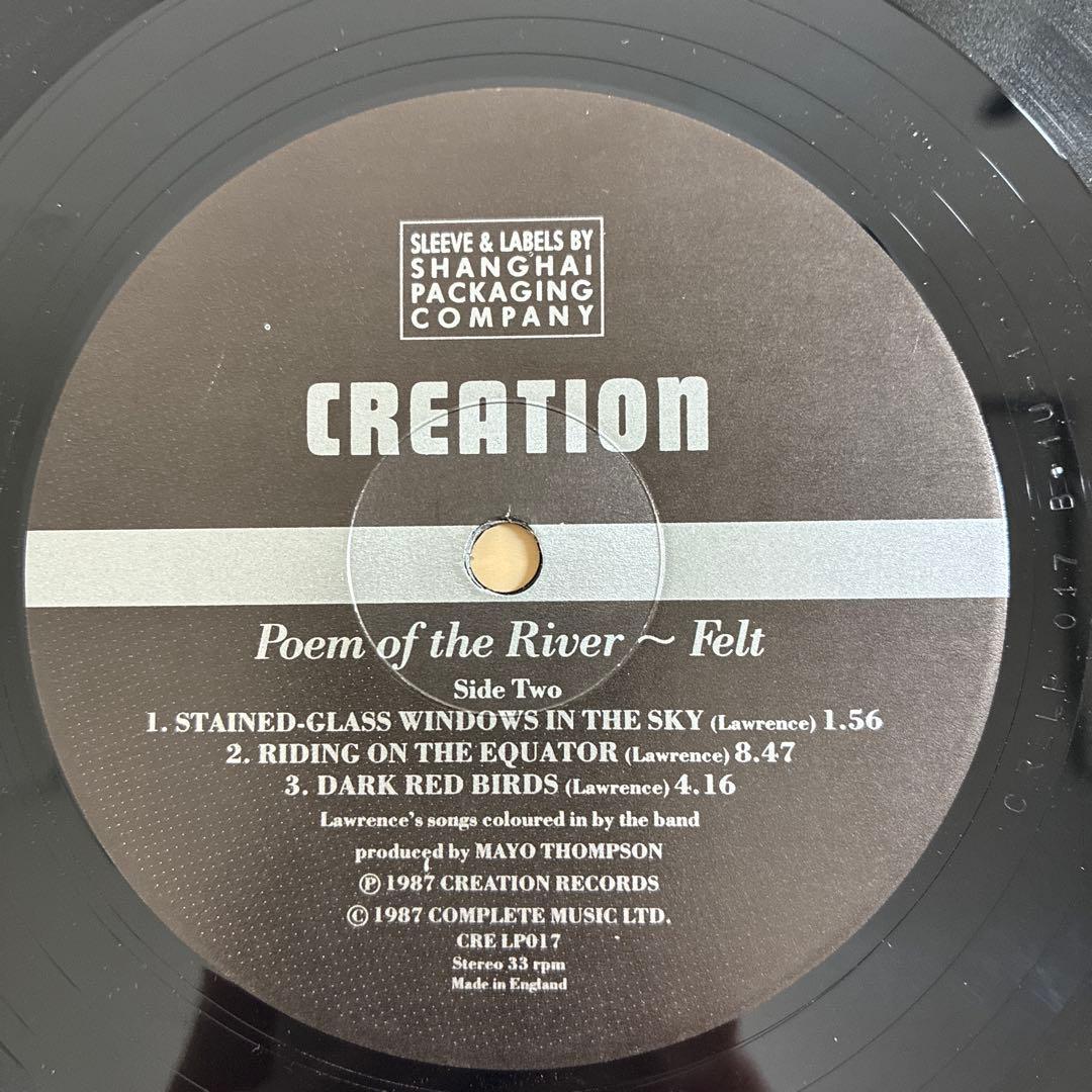 Felt/Poem of the  輸入12inchレコード　1987