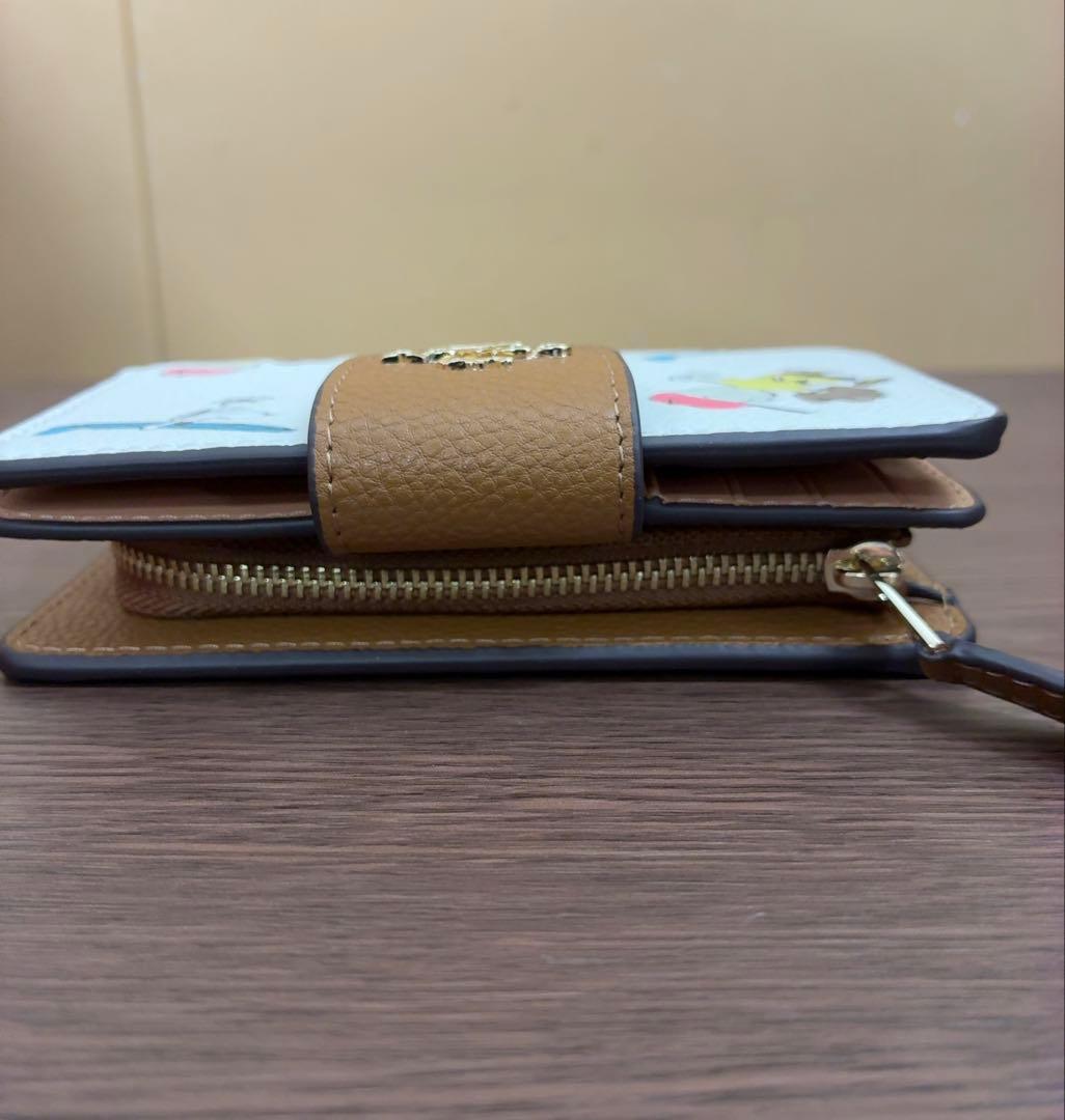 【美品】COACH コーチ スヌーピー　二つ折り財布