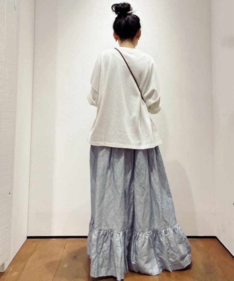 ●美品●ジャーナルスタンダードラックス 肩紐付きエアワッシャーギャザースカート♡