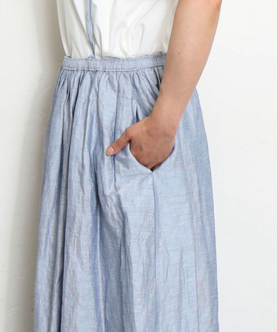 ●美品●ジャーナルスタンダードラックス 肩紐付きエアワッシャーギャザースカート♡