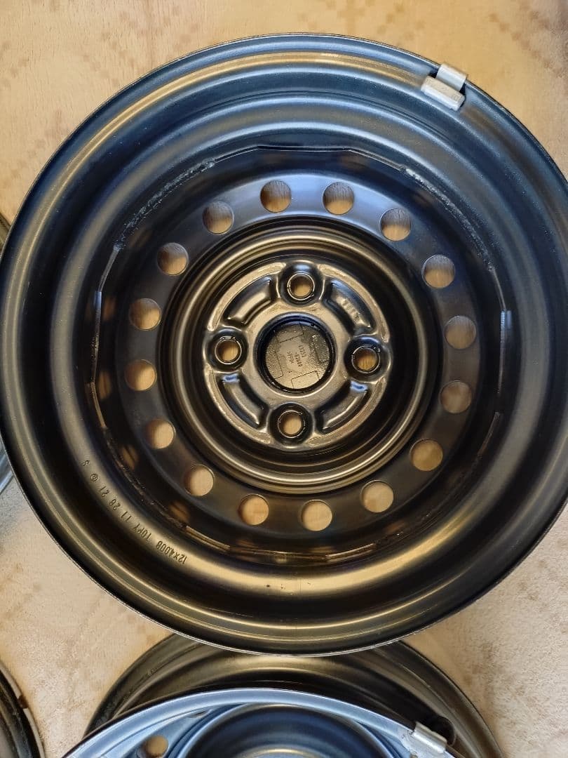 DR17Vクリッパー純正スチールホイール4枚セット