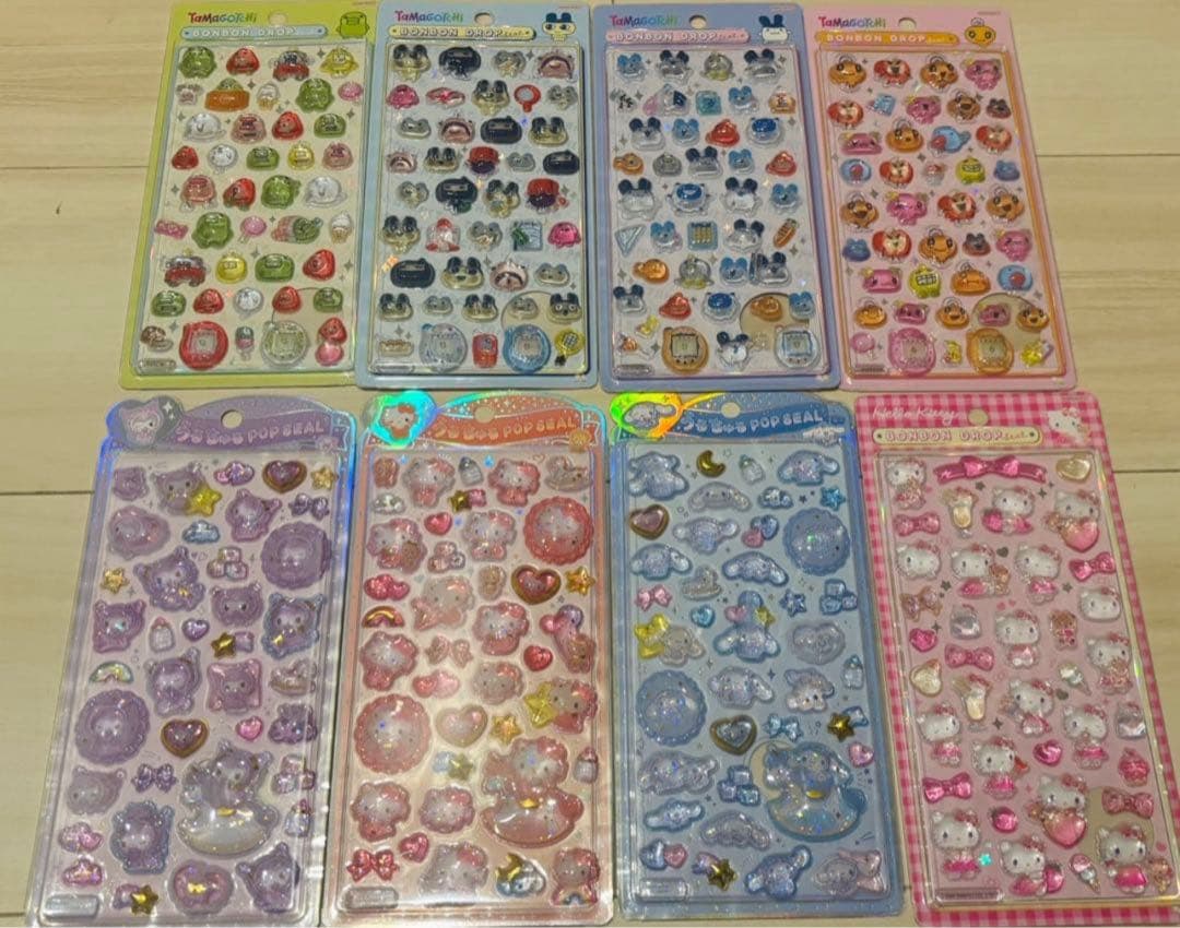 新品　ボンボンドロップシール　サンリオ　たまごっち　国内正規品　141枚セット②