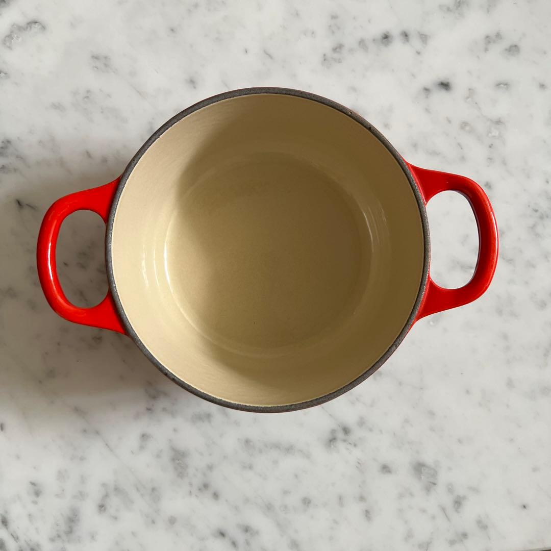 ル・クルーゼ Le Creuset ココットロンド 14cm&ラムカン2個セット