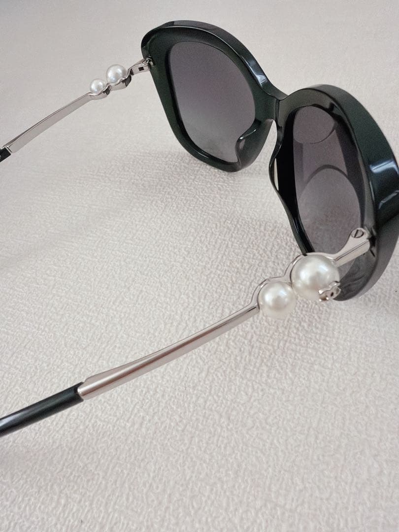 CHANEL シャネル フェイクパール ココマーク サングラス ケース付き