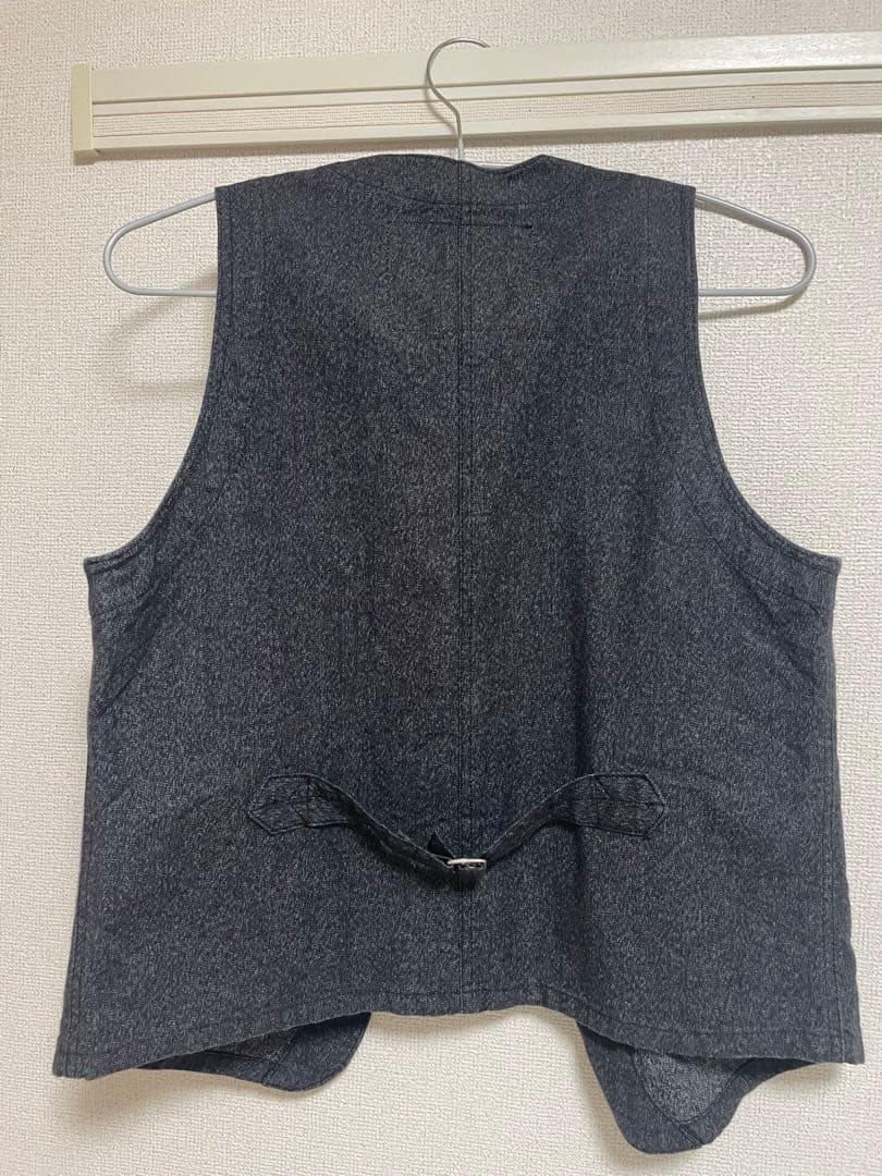 Cushman ブラックシャンブレー ワークベスト