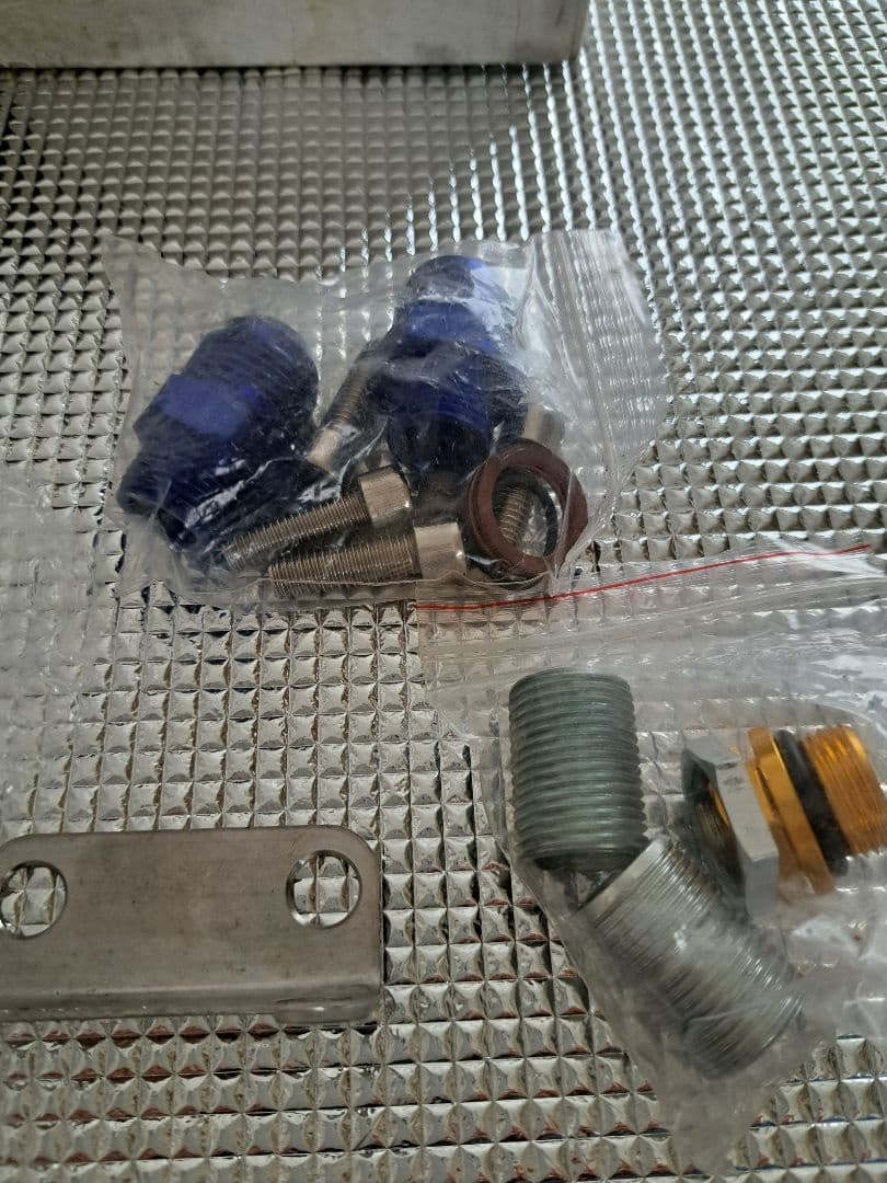 SKID RACING SR20 オイルブロック サンドウィッチブロックセット！