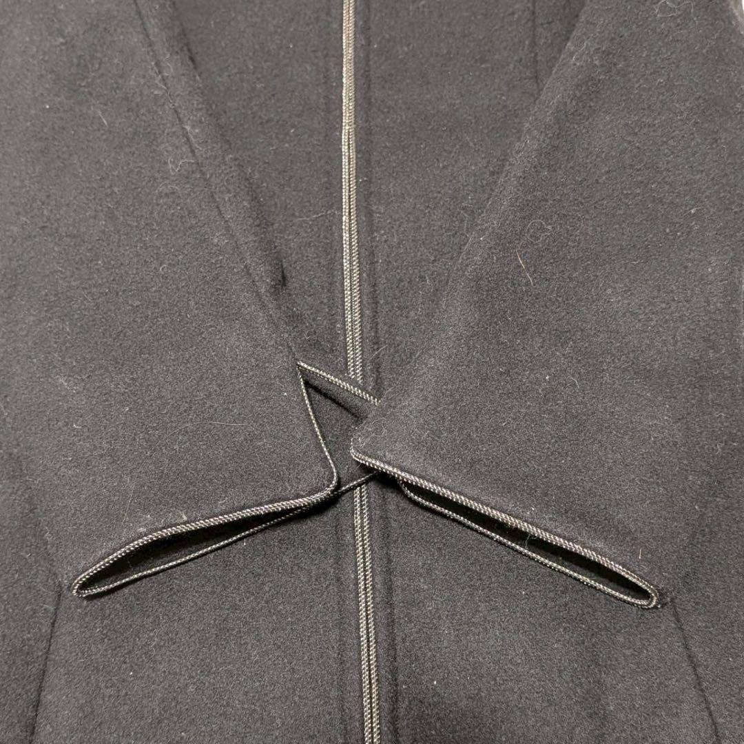 希少/美品✨エムズグレイシー ロングコート カメリアジップ プリンセスライン 黒