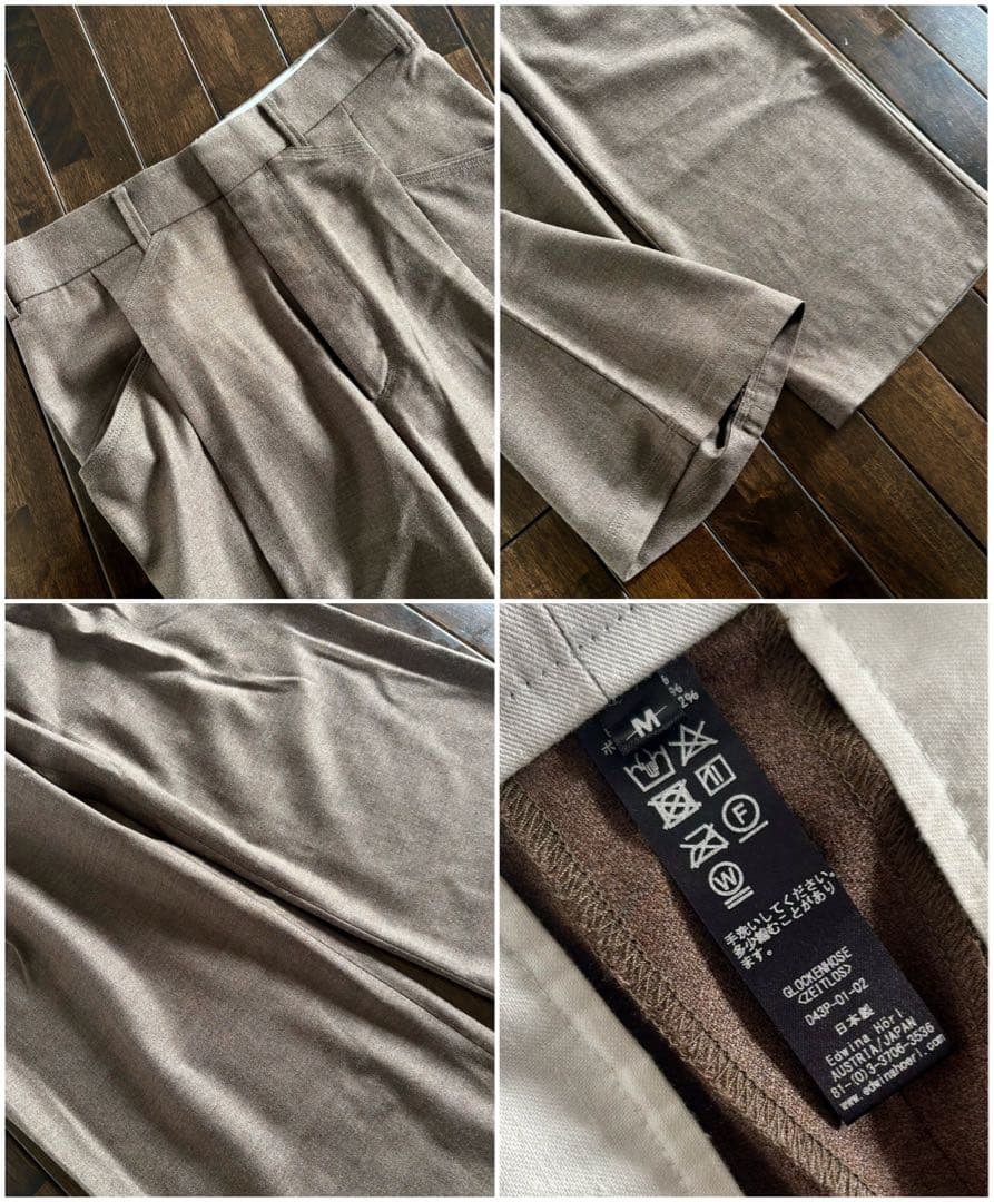 dauerbrenner/23AW セットアップ テーラードJK バギーPT M