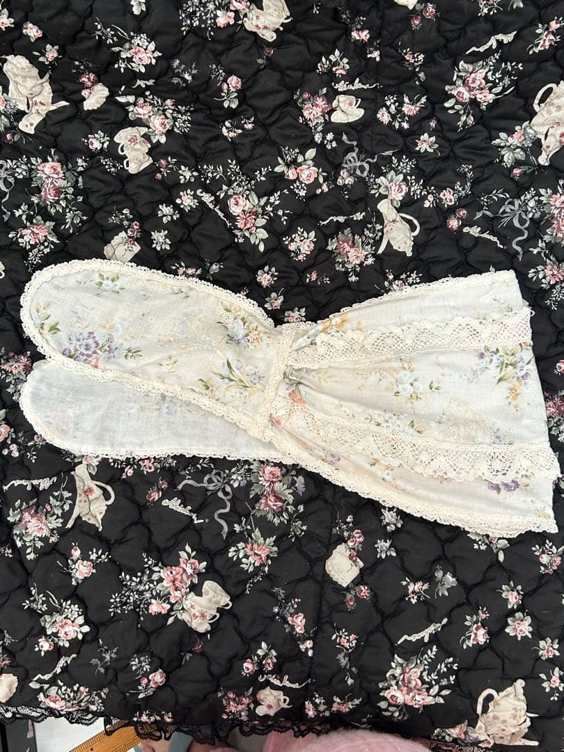 希少さえらアキアカネエレガントな花柄ショートストール・ショール