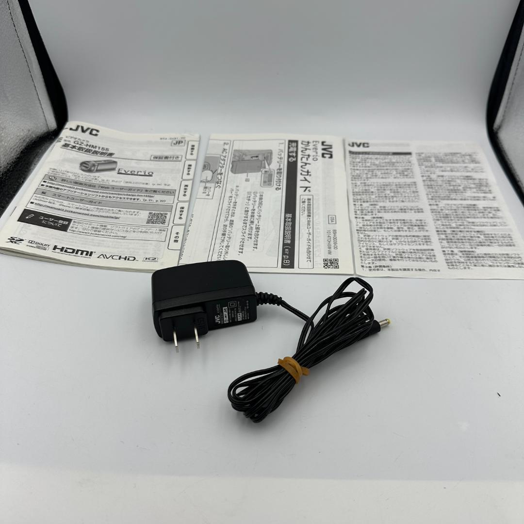 【概ね美品】JVC Everio GZ-HM155-R ビデオカメラ レッド