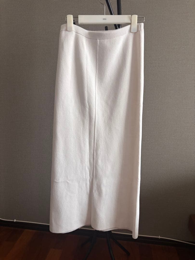 新品　未使用　プラージュ　Les Tendre コットンスカート　ホワイト
