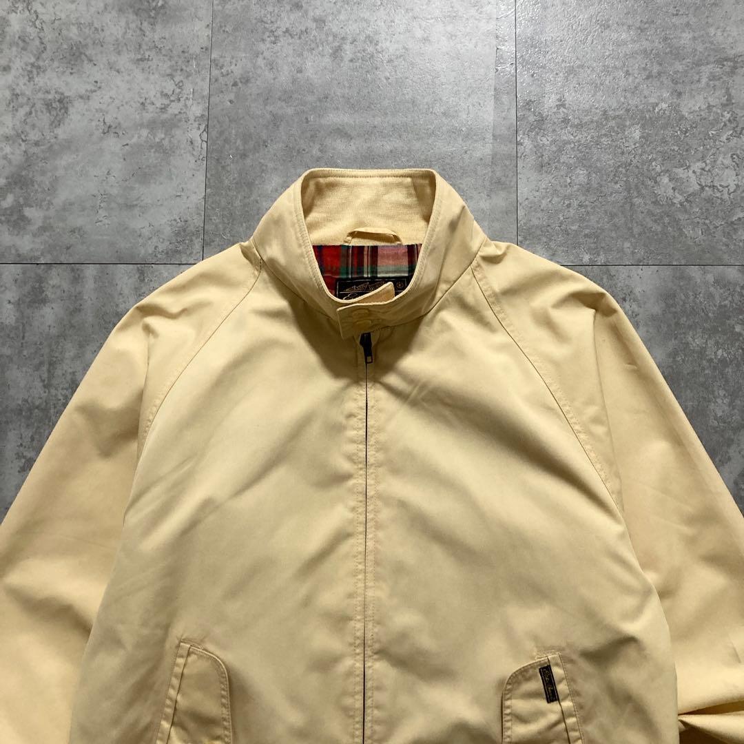 【80s-90s】Eddie Bauer 黒タグ 裏地チェック柄 スイングトップ