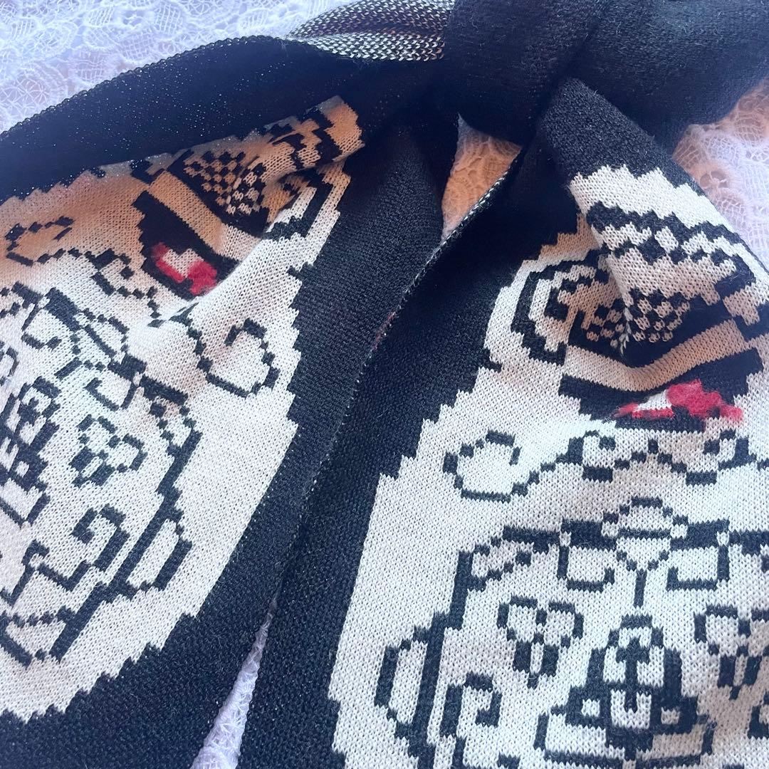 希少　Vivienne Westwood マトリョーシカ　マフラー　ウール　美品