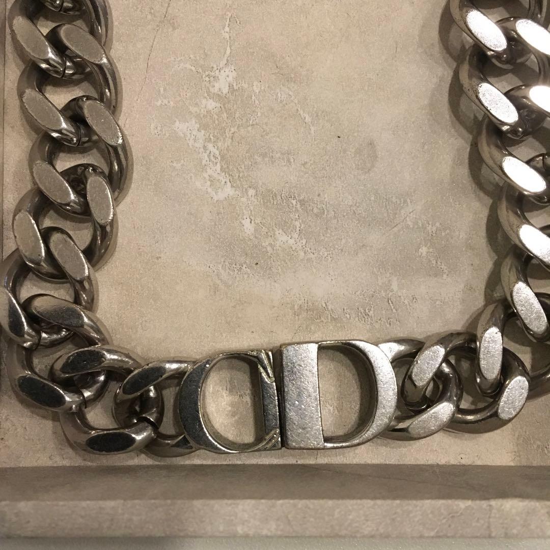 Dior シルバー チェーン　チョーカーネックレス