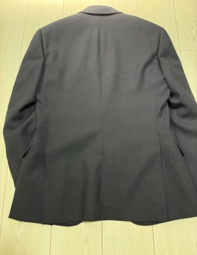 ビスポーク　ネイビー　ジャケット　春夏　Dominx生地　EU46相当　美品