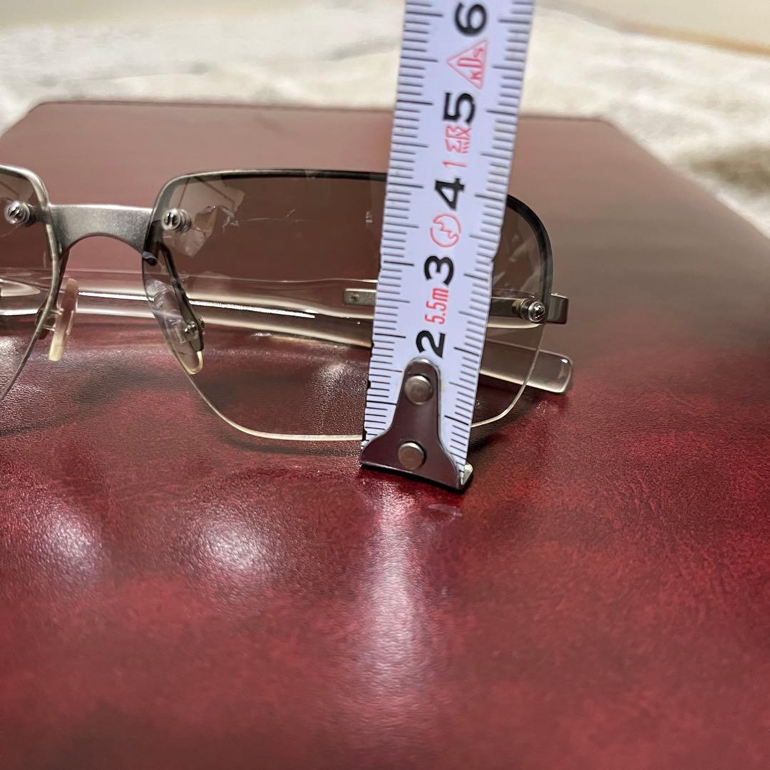 PRADA サングラス SPR 71C ハーフリム クリアフレーム