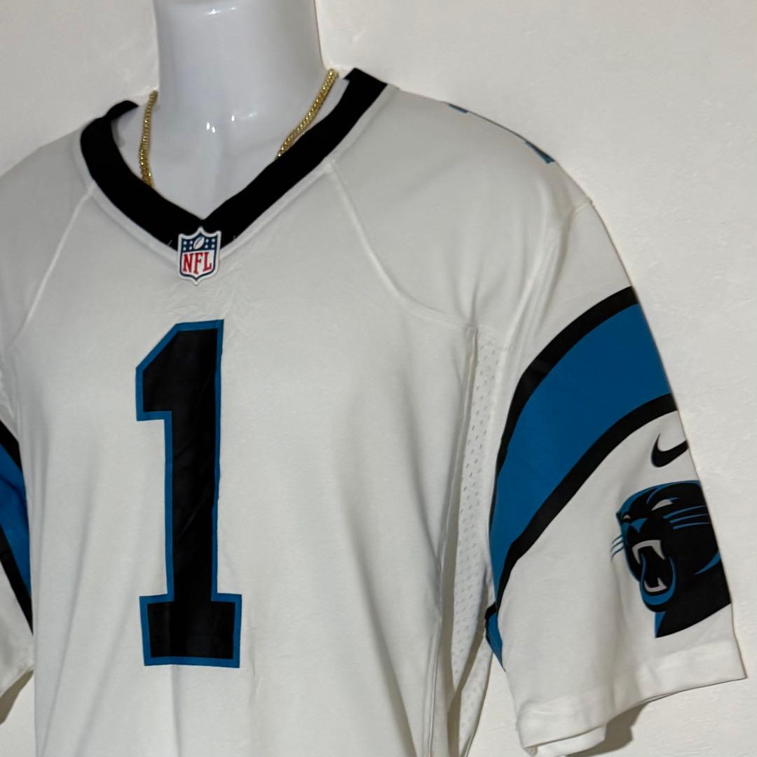ナイキ 半袖NFL カロライナ・パンサーズ ユニフォーム 白系 XLサイズ