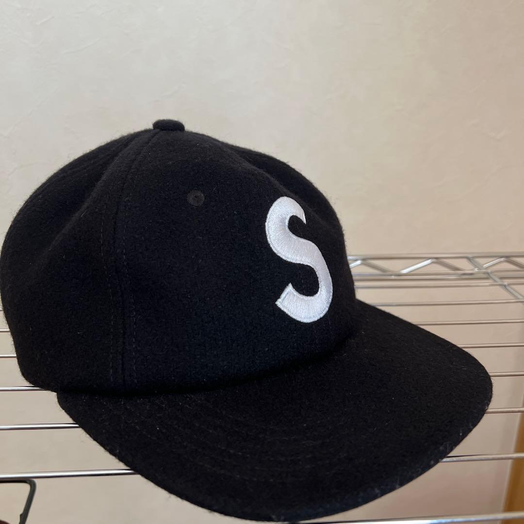 SUPREME キャップ Sロゴ