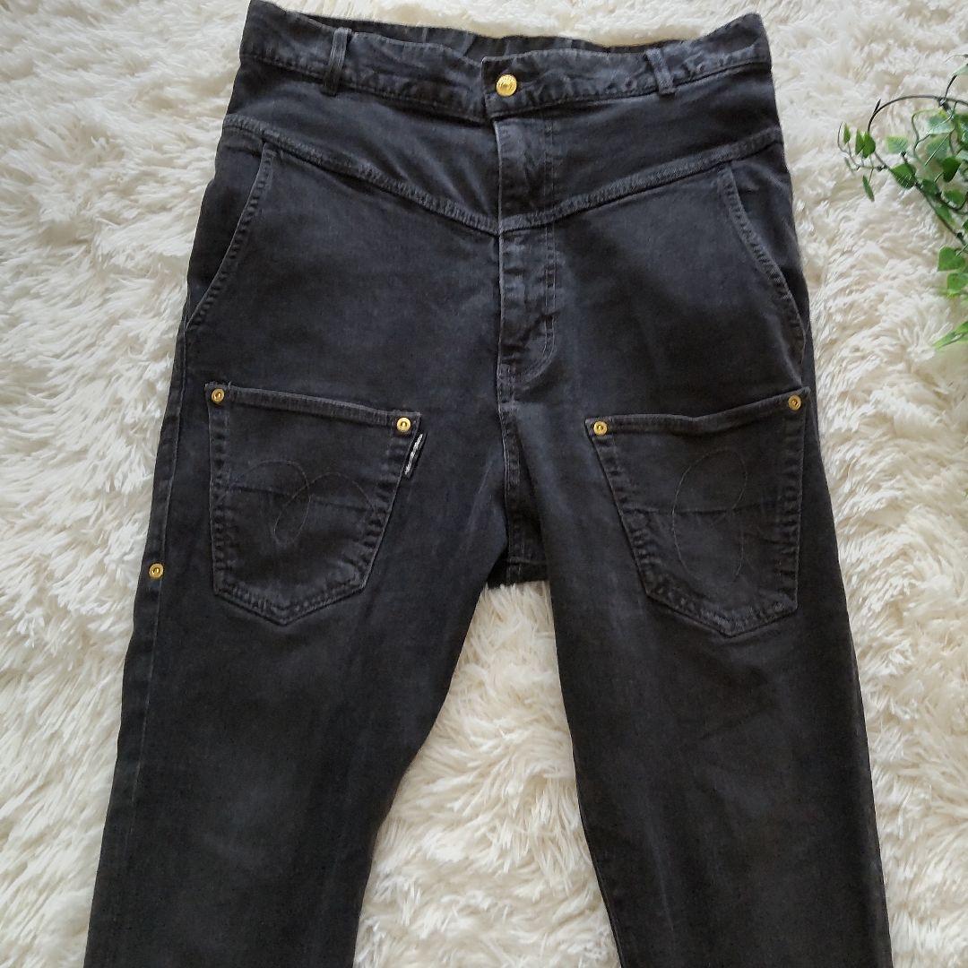 メルシーボークー mercibeaucoupうしろまえデニムパンツ4 XL