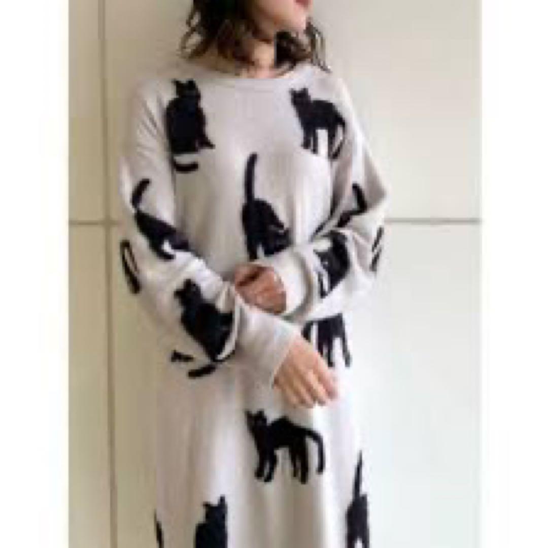 極美品 GELAT PIQUE 猫柄ルームウェア ハロウィン