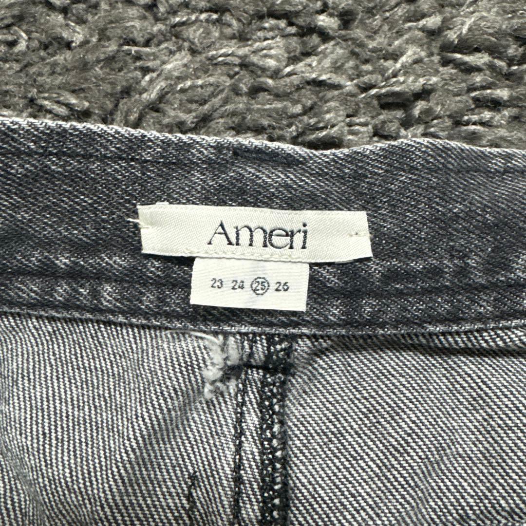 パンツ AMERI HEART PATCH DAMAGE DENIM PANTS