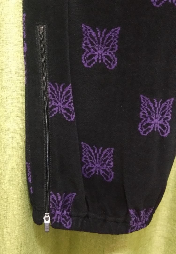Needles ZIPPED TRACK PANT パピヨン ベロア Lサイズ