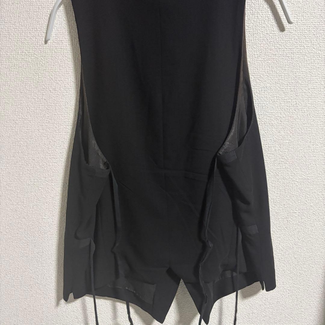 ANN DEMEULEMEESTER ブラックベスト 38