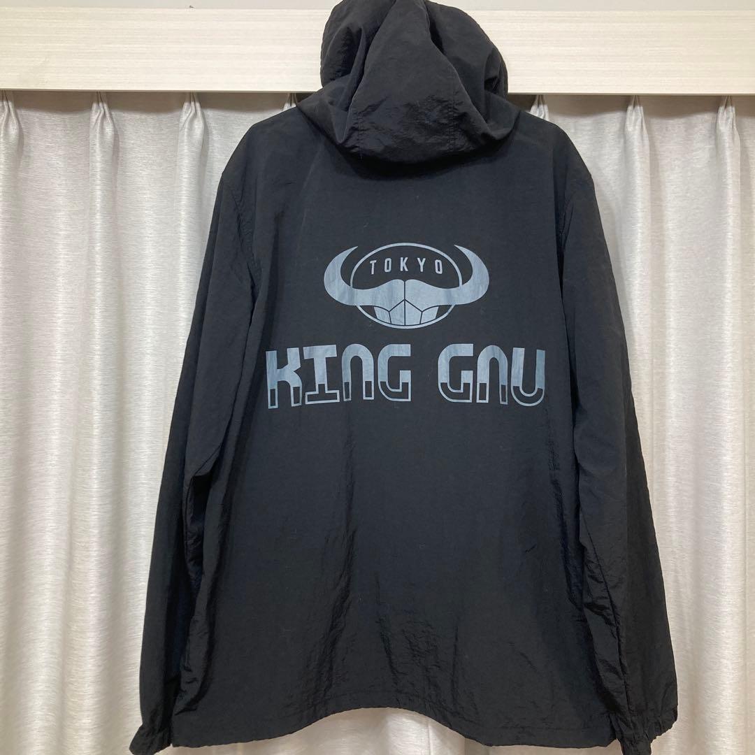 は*ん様 KING GNU アノラックナイロンジャケット ブラック L