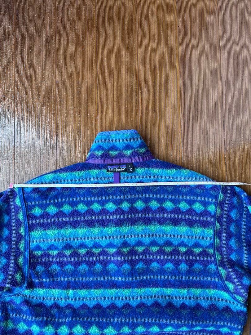 patagonia 90s パタゴニア 総柄 スナップT USA製 L ダイヤ