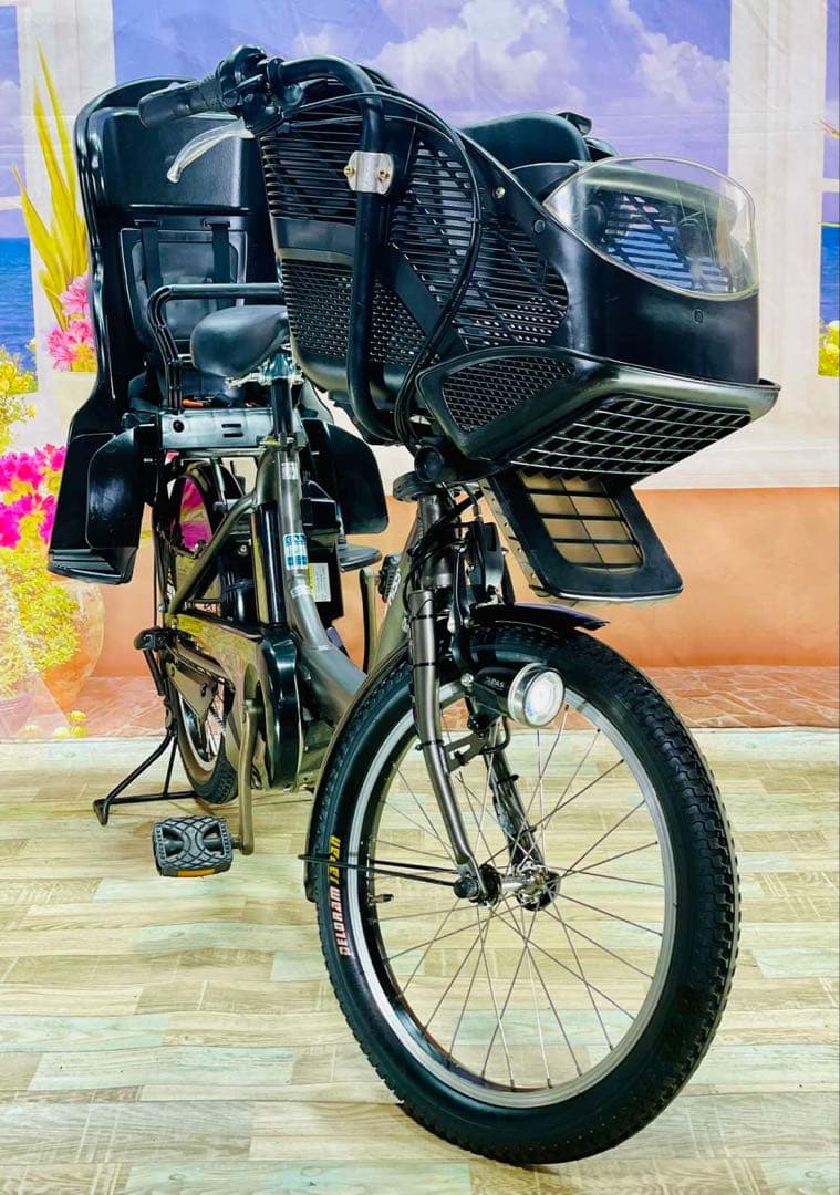 ヤマハパスキス⭐️人気モデル！子供乗せ電動アシスト自転車Y3012