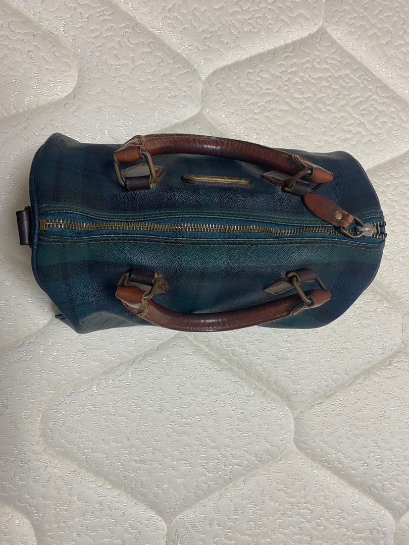 美品⭐️POLO RALPH LAURENミニボストンバッグ ブラックウォッチ