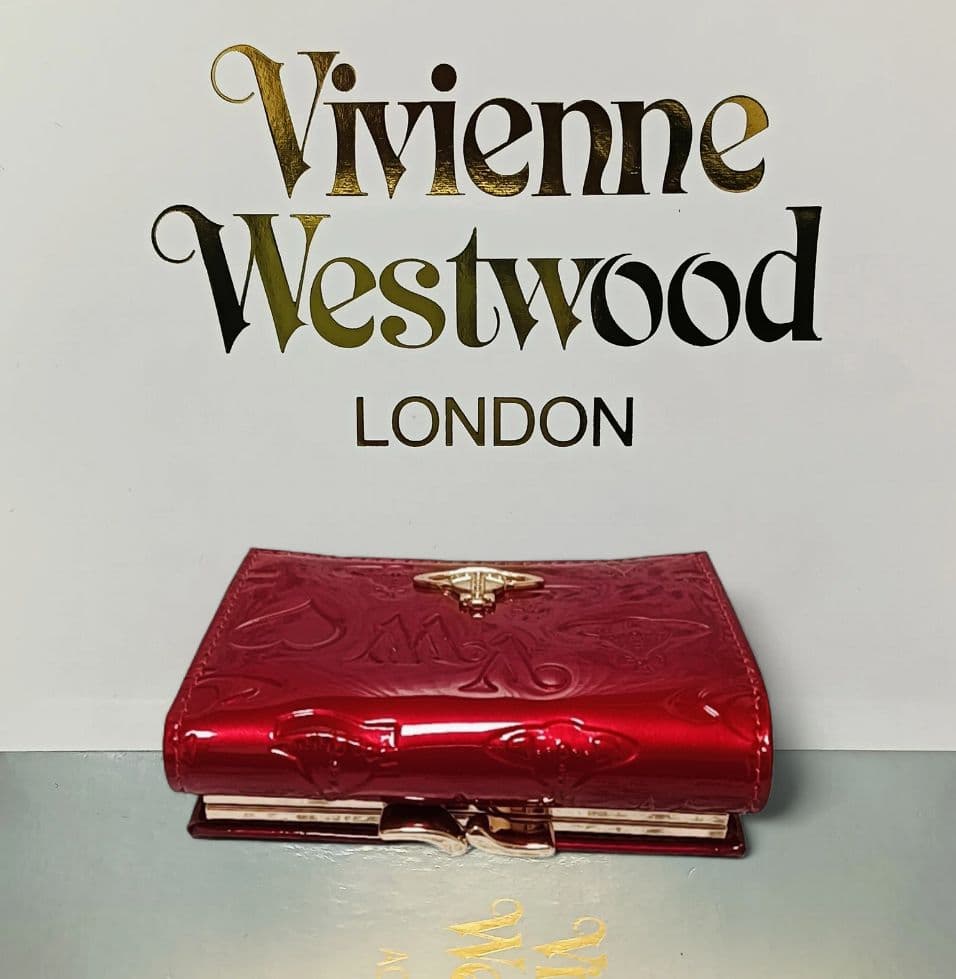Vivienne Westwood 三つ折財布 エナメル赤 オーブ 新品 正規