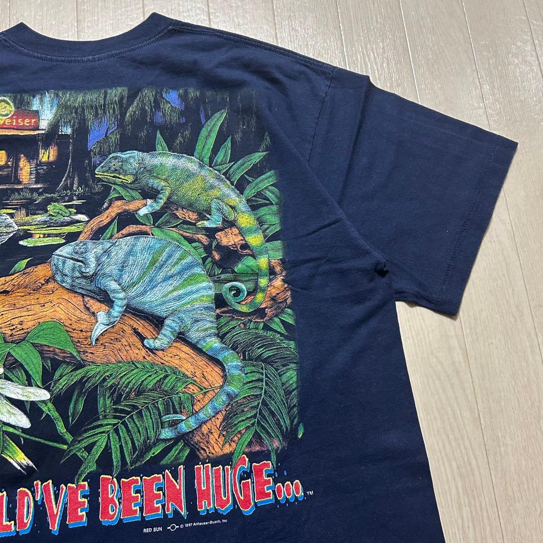 バドワイザー　Budweiser カメレオン　Tシャツ　90s XL