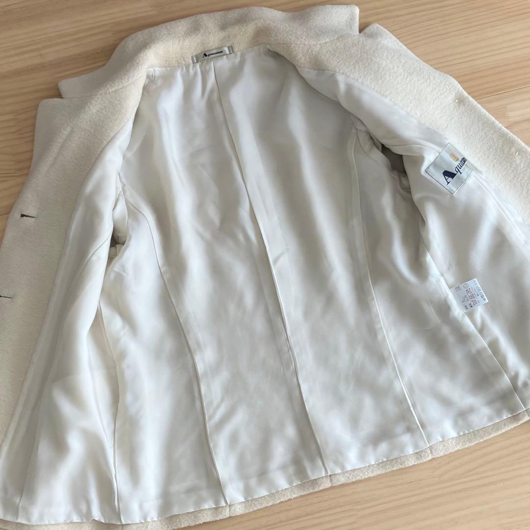 美品 Aquascutum アクアスキュータム ウール系 テーラードジャケット