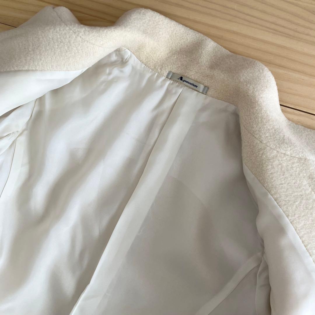 美品 Aquascutum アクアスキュータム ウール系 テーラードジャケット